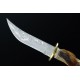 3012 buck horn damascus steel hunting knife