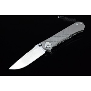 SVG10 Blade Titanium Alloy Handle CNC Satin Finish Liner Lock Pocket Knife3149