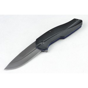 Benchmade 440 Stainless Steel Blade Aluminum Handle Titanium Finish Pocket Knife3450