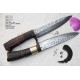3489 damascus collectible hunting knife