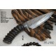 3520 damascus collectible hunting knife