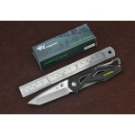 8Cr13Mov Steel Blade G10 Hollow Handle Liner Safety Lock Pocket Knife5076 