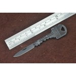 SOG Key Knife.420 Stainless Steel Blade Metal Handle Black Finsih Back Lock Defensive Knife4959