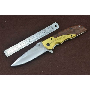 Browning.3Cr13Mov Steel Blade Metal Bolster Rosewood Handle Satin Finish Pocket Knife4831