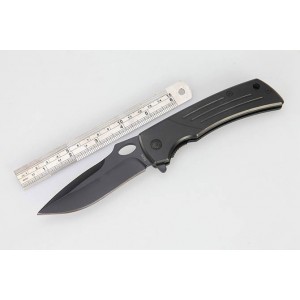 Browning.3Cr13Mov Steel Blade Black Titanium Metal Handle Black Titanium Finsih Pocket Knife4810