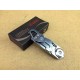 SR.440 Stainless Steel Blade Metal Handle Satin Finish Liner Lock Multi-functional Pocket Knife4507