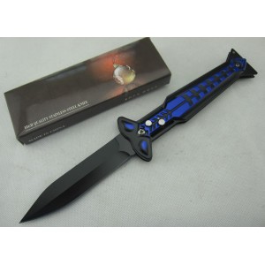 420 Stainless Steel Blade Aluminum Handle Blade Finish Pocket Knife2232