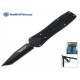 Smith Wession.440C Stainless Steel Blade Metal Handle Tanto Edge Tactical Knife5861 