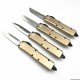 5Cr13MoV Steel Blade CNC Aluminum Handle Automatic Knife Double Action Switchblade