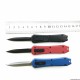 5.5 inch small OTF Knife Red Handle Mini Automatic Knife Push Button