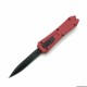 5.5 inch small OTF Knife Red Handle Mini Automatic Knife Push Button